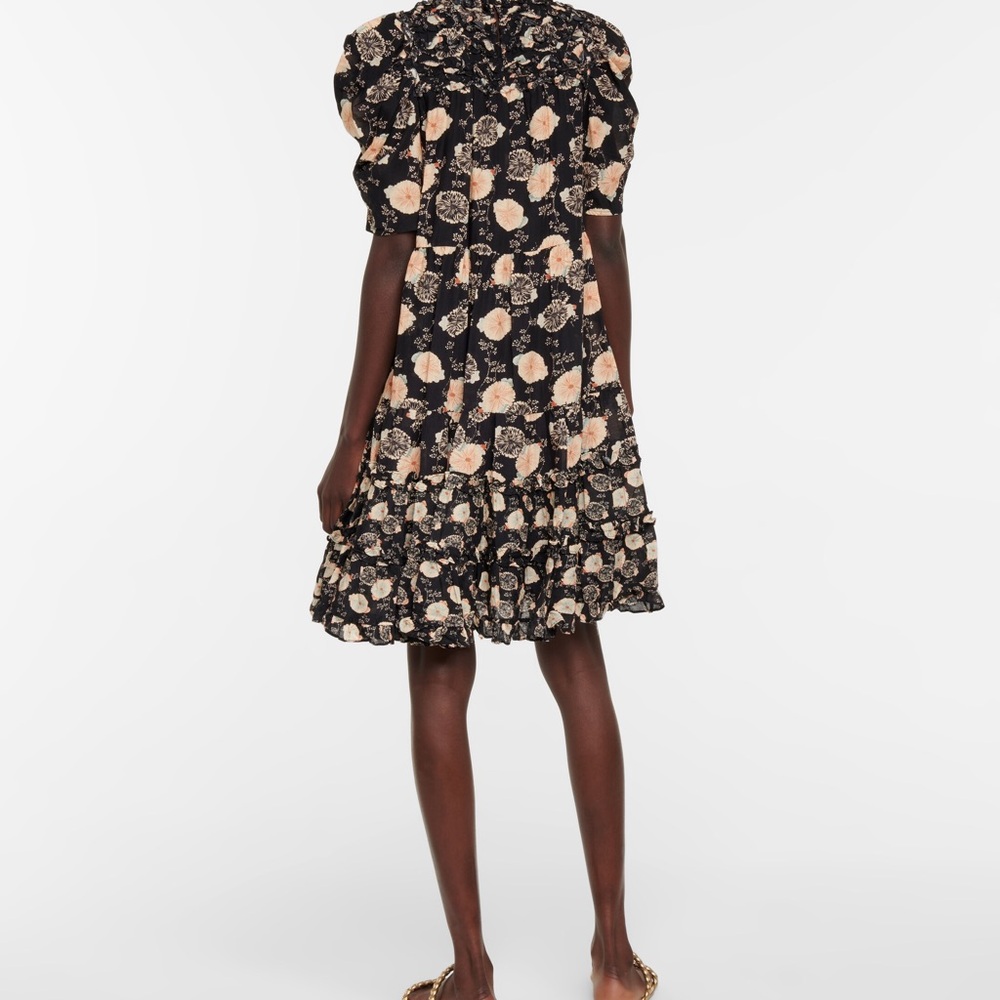 Ulla Johnson Cassian floral cotton-blend minidress - Picture 2 of 6
